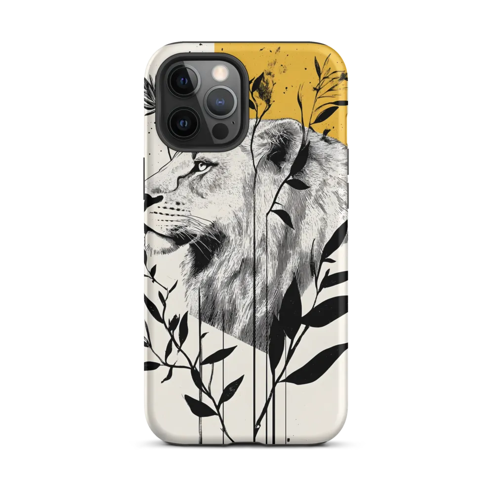 Regal Serenity: The Lion and Flora