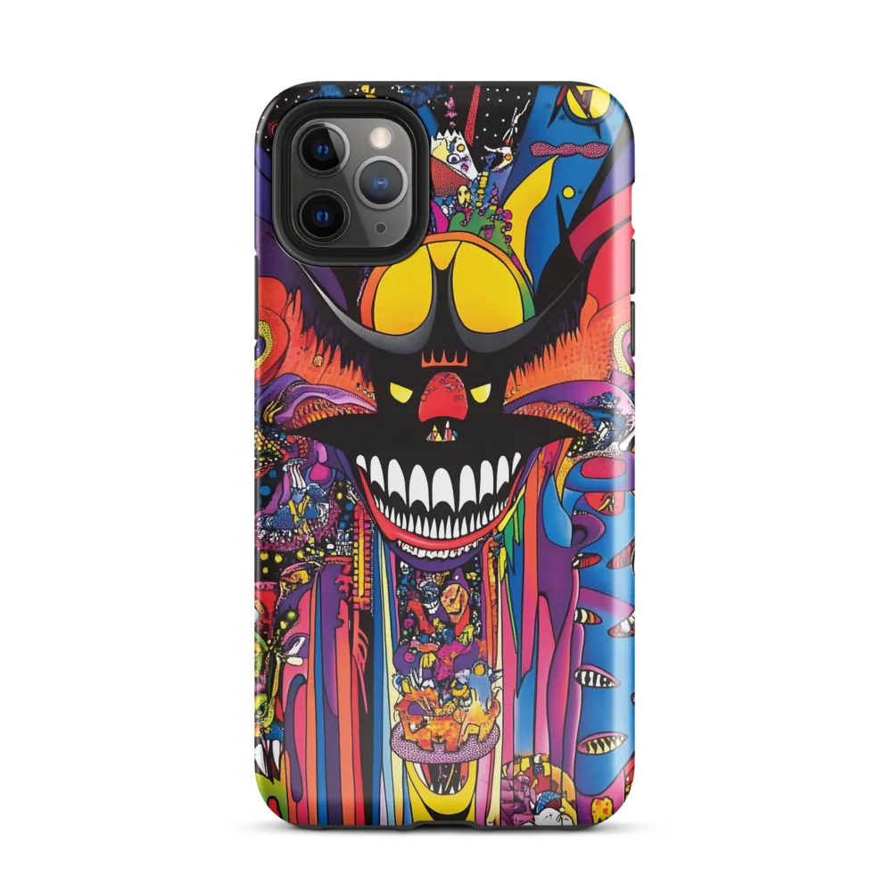 Whimsical Chaos: A Psychedelic Journey | Phone Case |  11 Pro Max | Tough Case | Glossy