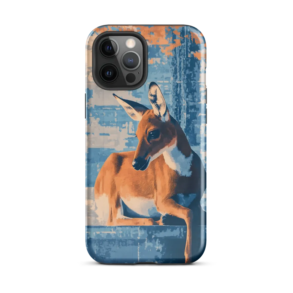 Serenity in Color: The Reclining Deer | Phone Case |  12 Pro Max | Tough Case | Glossy