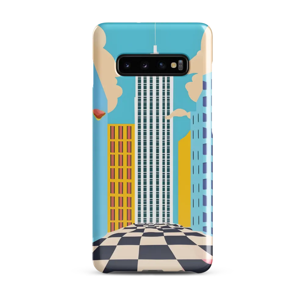 Vibrant Urban Dreamscape | Phone Case |  S10 Plus | Snap Case | Glossy