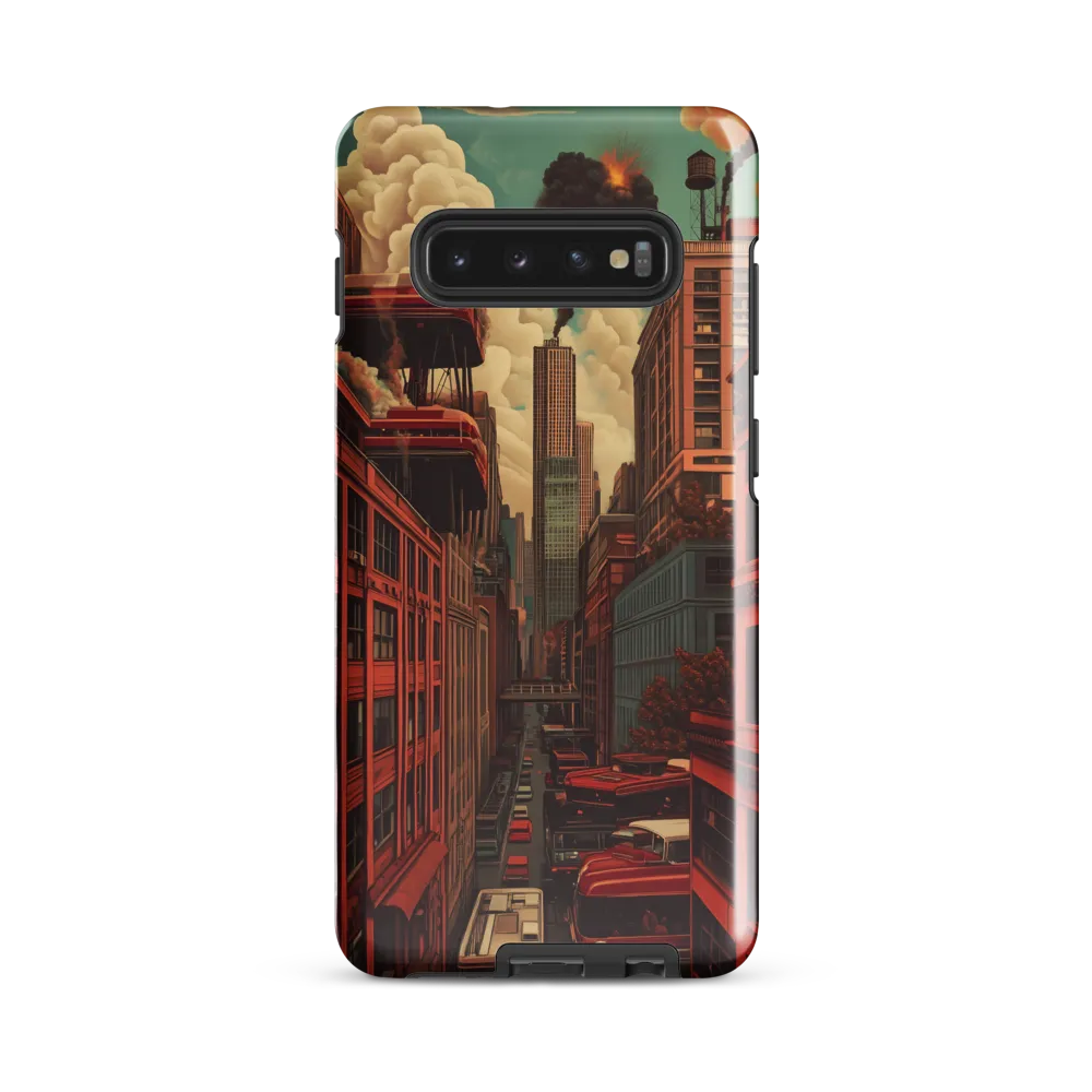 Urban Chaos: A Surreal Exploration | Phone Case |  S10 Plus | Tough Case | Glossy