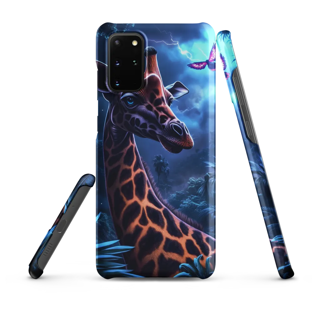Mystical Giraffe in Twilight Jungle