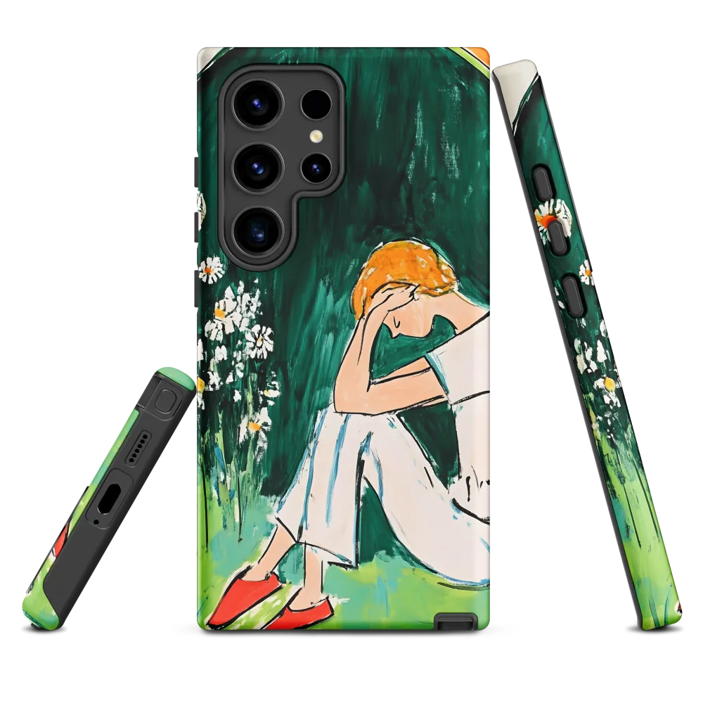 Silent Sorrow | Phone Case |  S24 Ultra | Tough Case | Matte