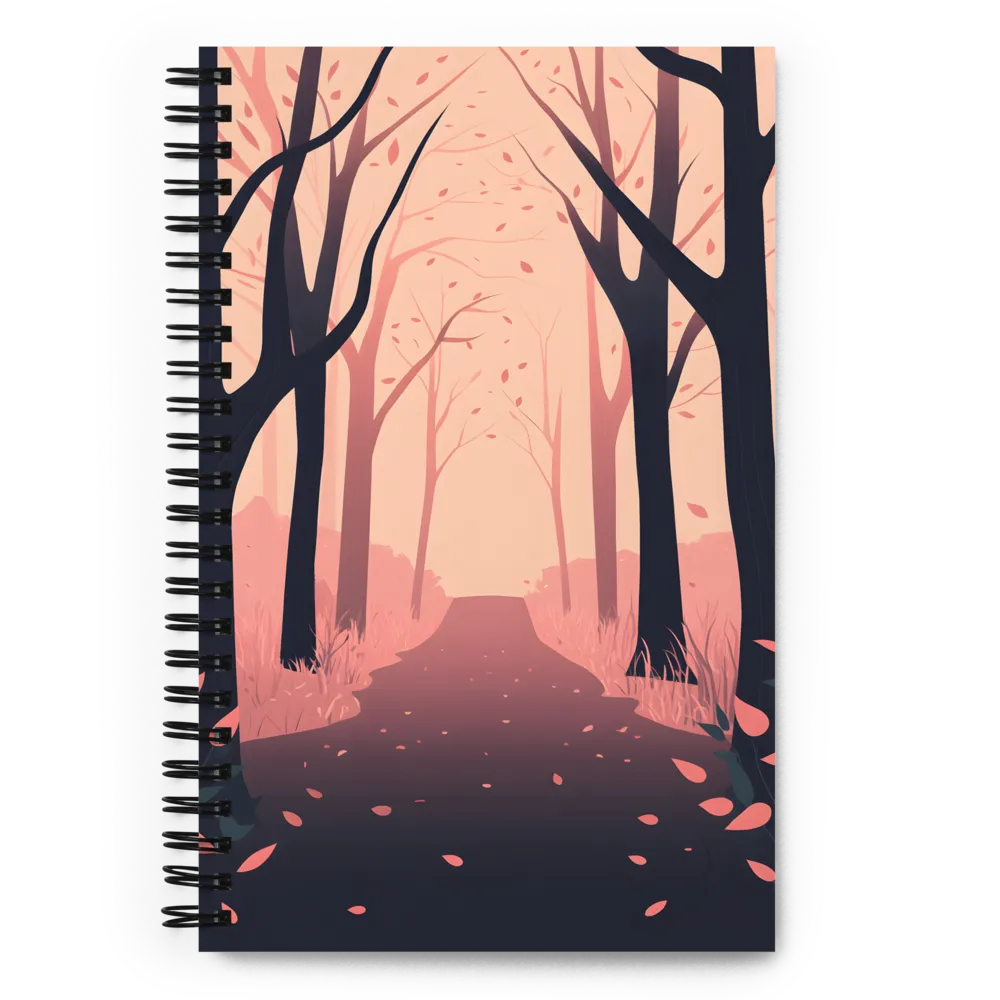 Whispers of a Serene Forest | Spiral Notebook