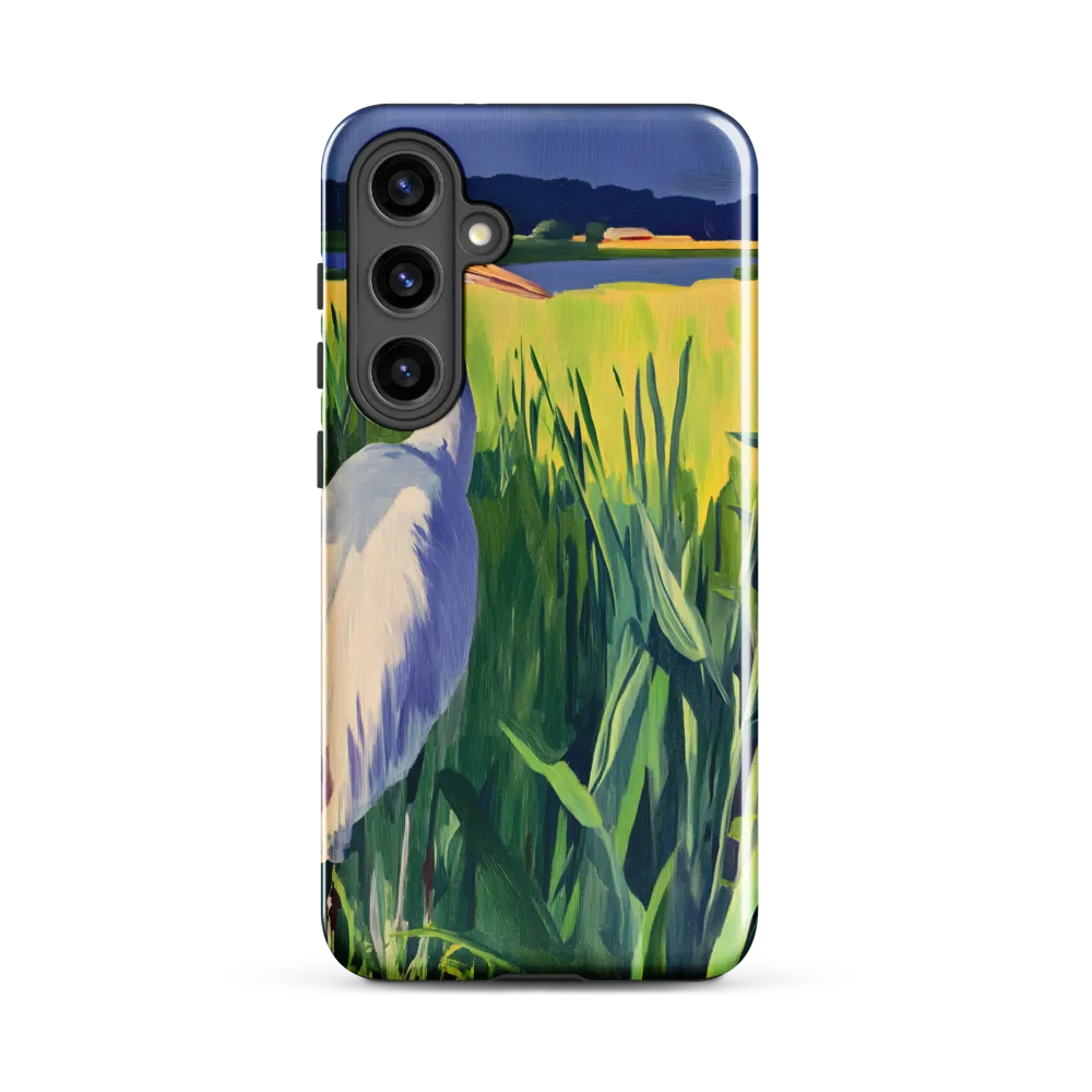 Graceful Presence: The Heron in the Meadow