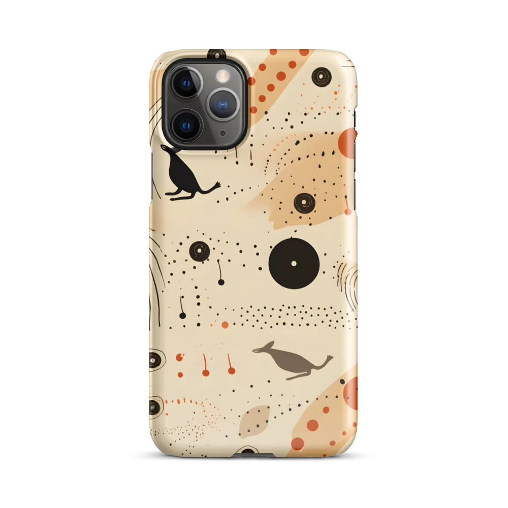 Playful Patterns in Earth Tones | Phone Case |  11 Pro | Snap Case | Glossy