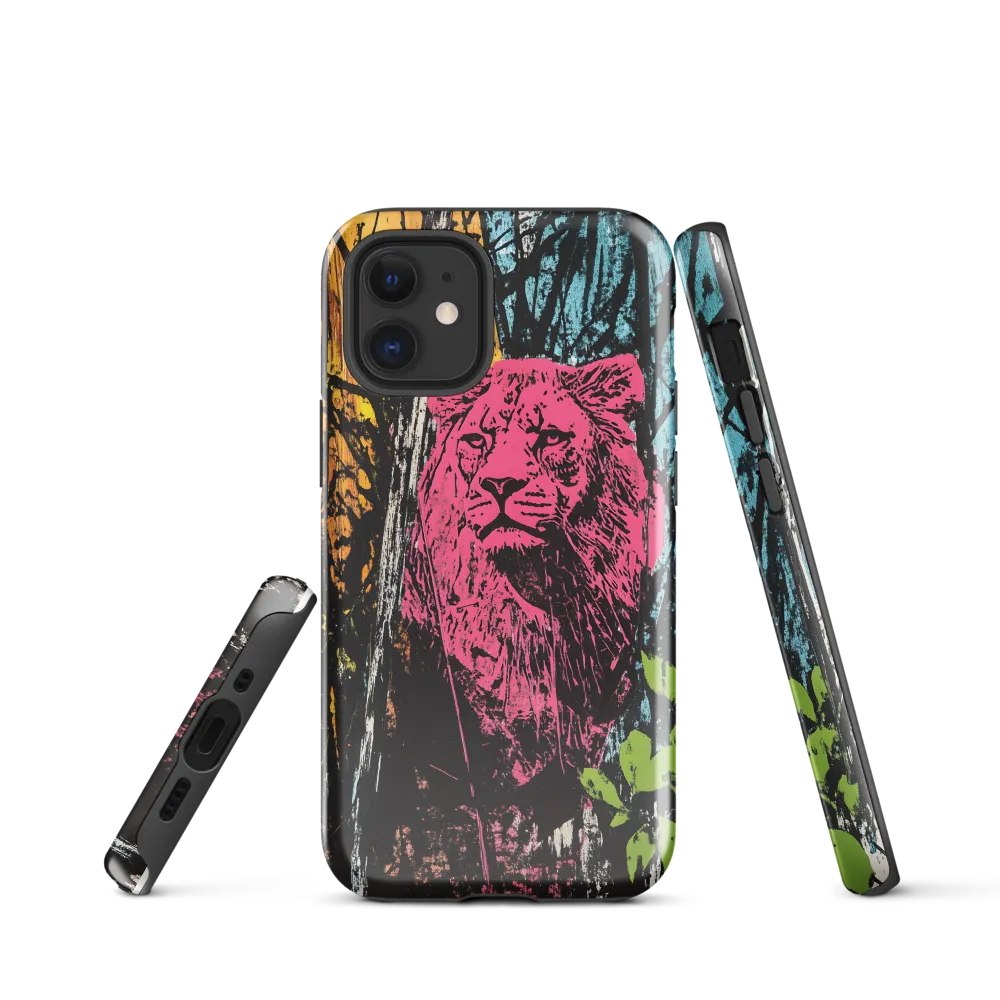 Fierce Vibrance: The Pink Lion