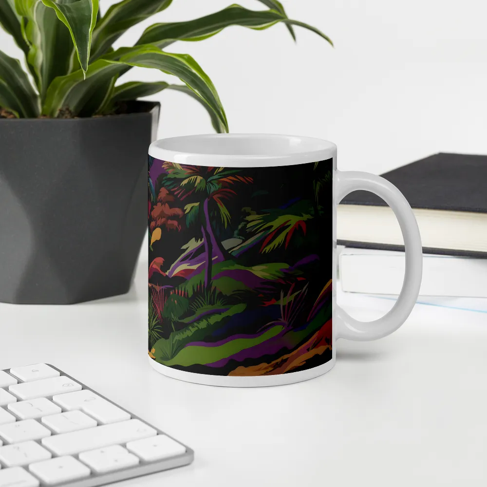 Tropical Sunset Escape | Mugs | Multiple Sizes & Colors