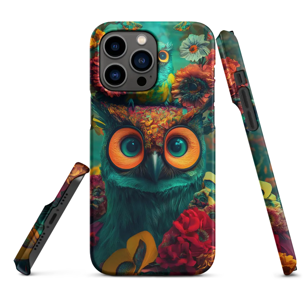 Majestic Harmony: The Floral Owl