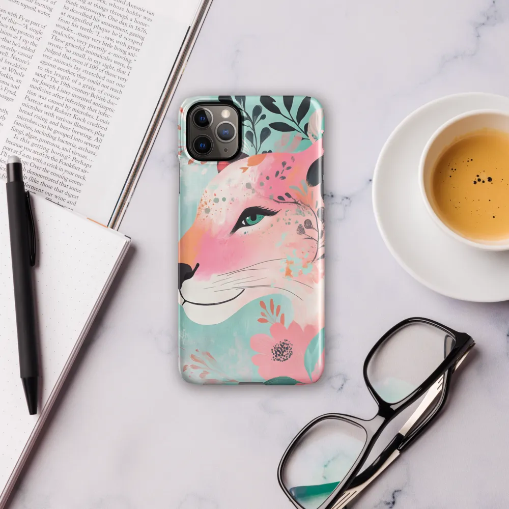 Whimsical Majesty: A Floral Lion | Phone Case |  11 Pro Max | Snap Case | Glossy