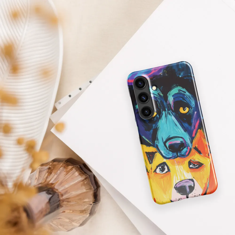 Vibrant Companions: An Expression of Canine Spirit