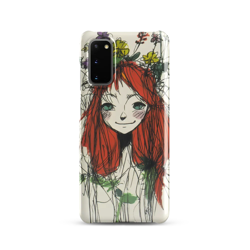 Whimsical Floral Portrait