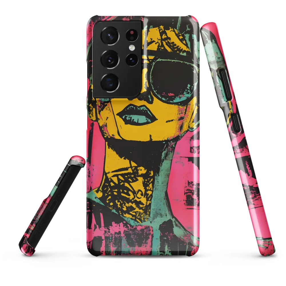 Confident Portrait in Neon Colors
