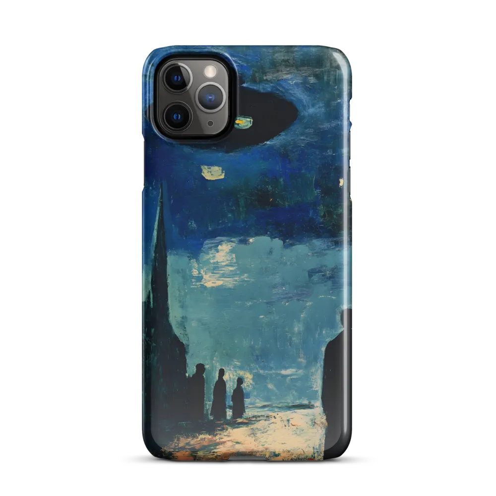 Enigmatic Encounter: A Surrealist UFO Landscape | Phone Case |  11 Pro Max | Snap Case | Glossy