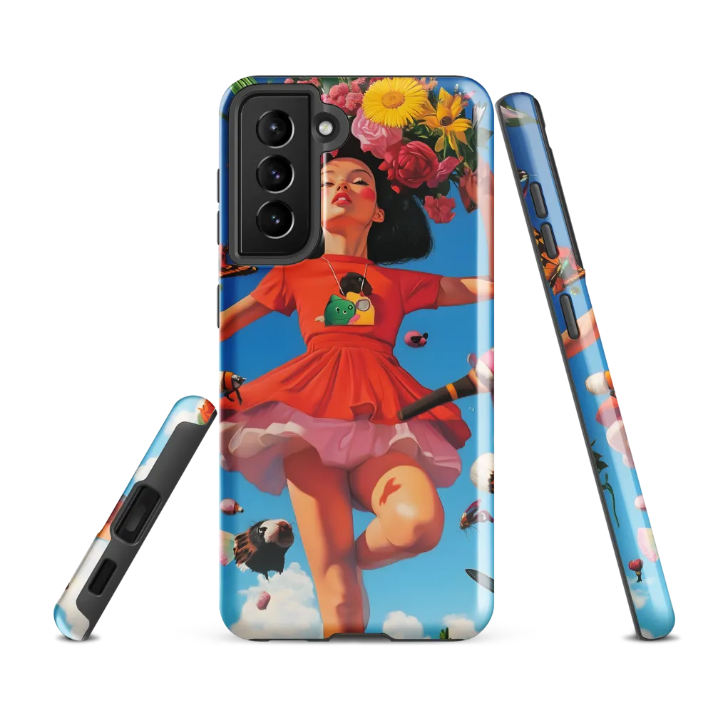 Joyful Whimsy | Phone Case |  S21 FE | Tough Case | Glossy