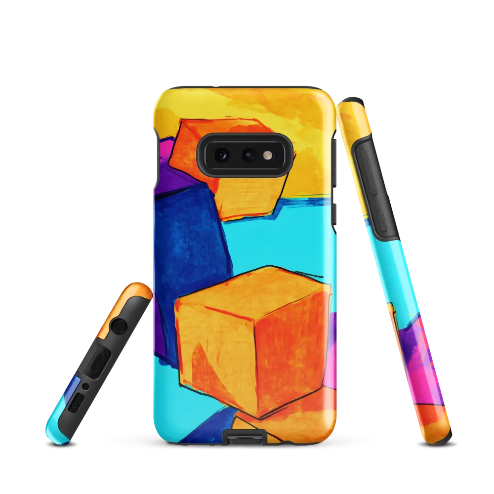 Playful Cubes in Vibrant Harmony