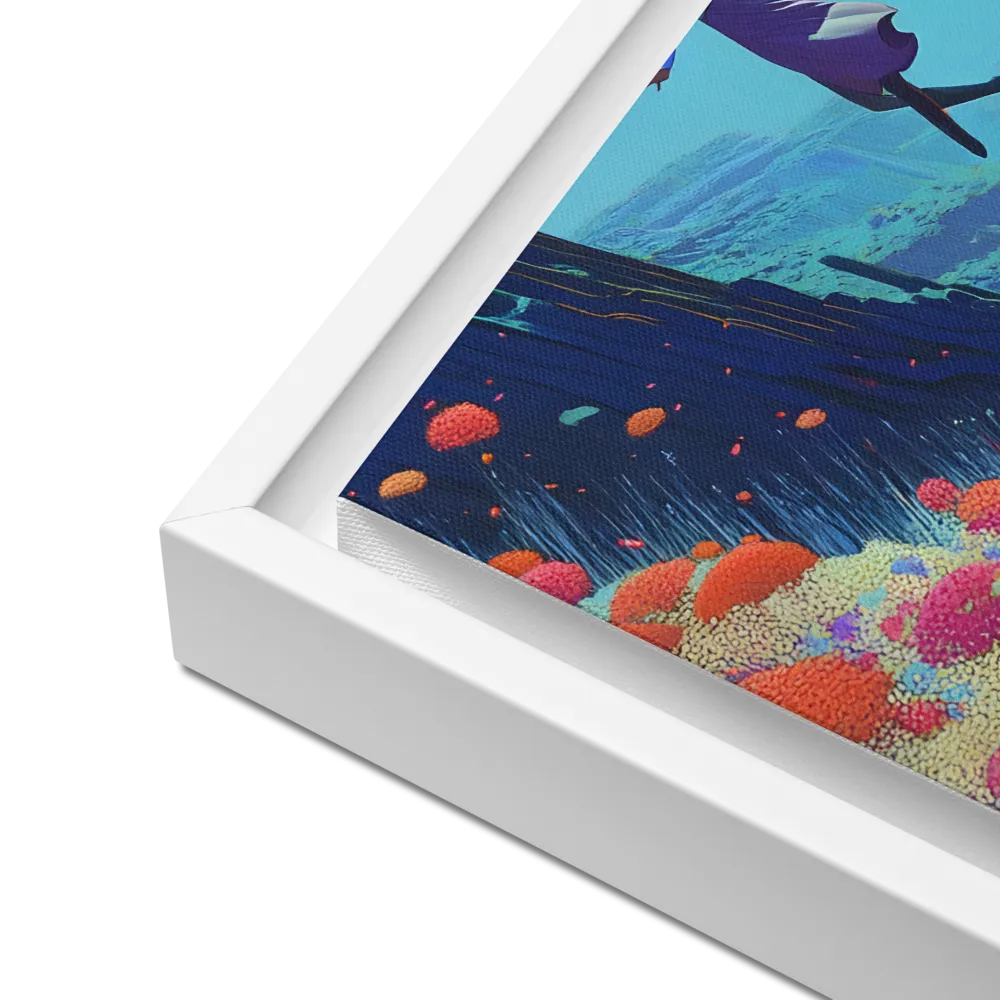 Whispers of Freedom | Canvas with White Frame | 12″×16″
