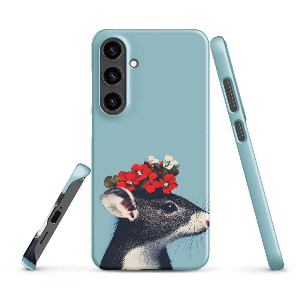 Whimsical Flora: A Mouse's Floral Crown