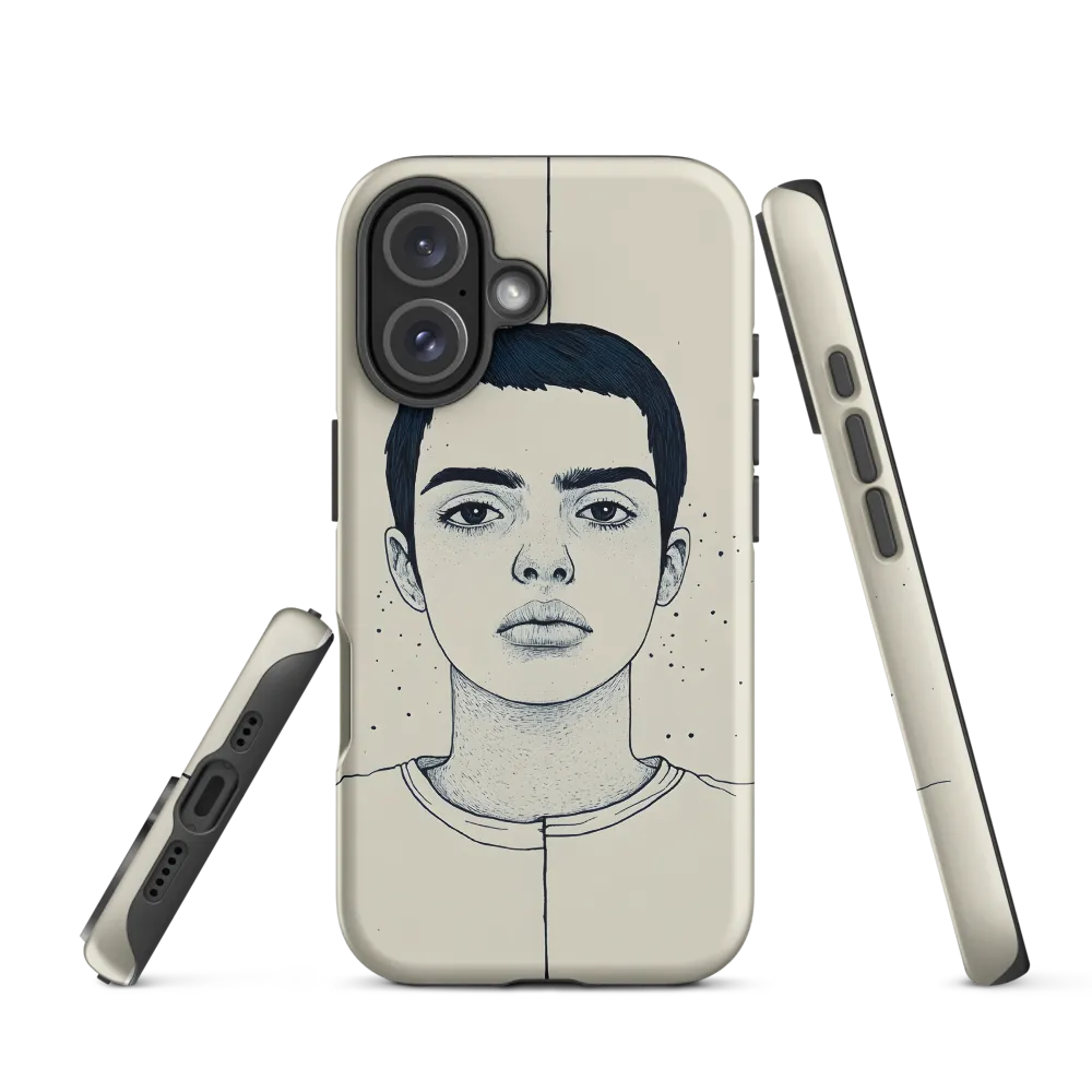 Embodying Serenity: A Contemporary Portrait | Phone Case |  16 | Tough Case | Matte