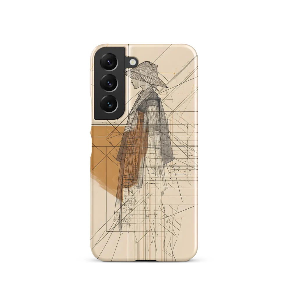 Abstract Profile: A Minimalist Exploration | Phone Case |  S22 | Snap Case | Matte