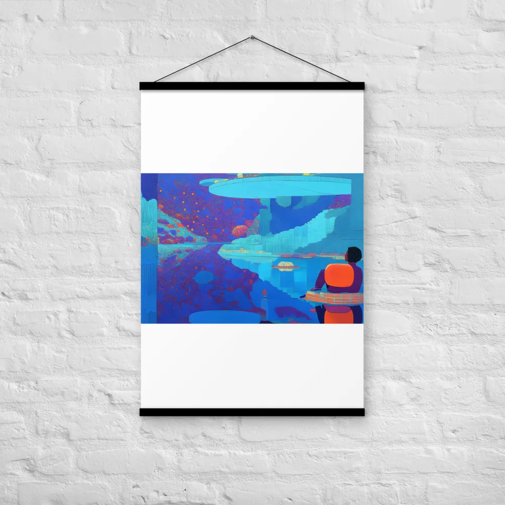 Reflections of Serenity | Poster With Black Wood Hanger | 24″×36″
