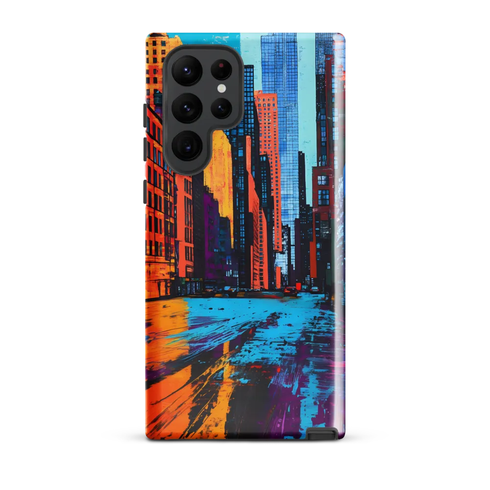 Vibrant Urban Horizons | Phone Case |  S22 Ultra | Tough Case | Glossy