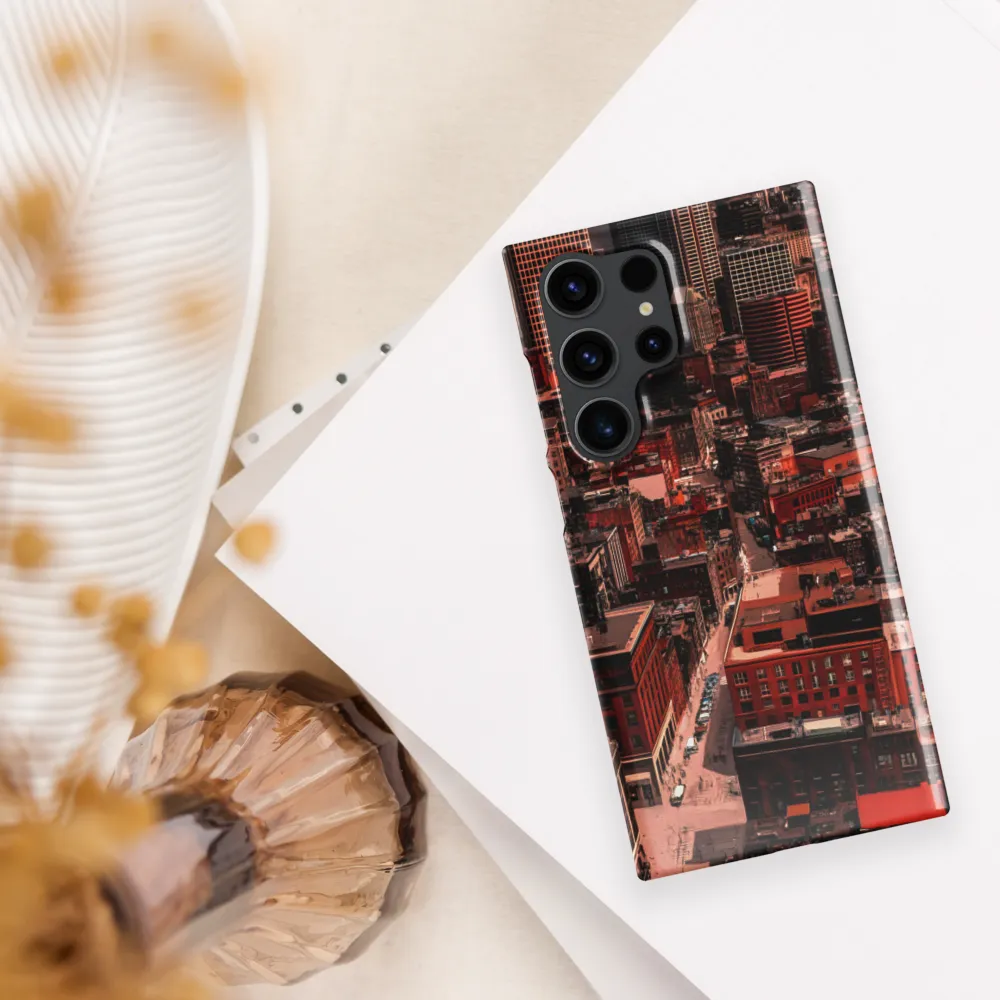 Urban Mosaic: Aerial Perspective | Phone Case |  S23 Ultra | Snap Case | Glossy
