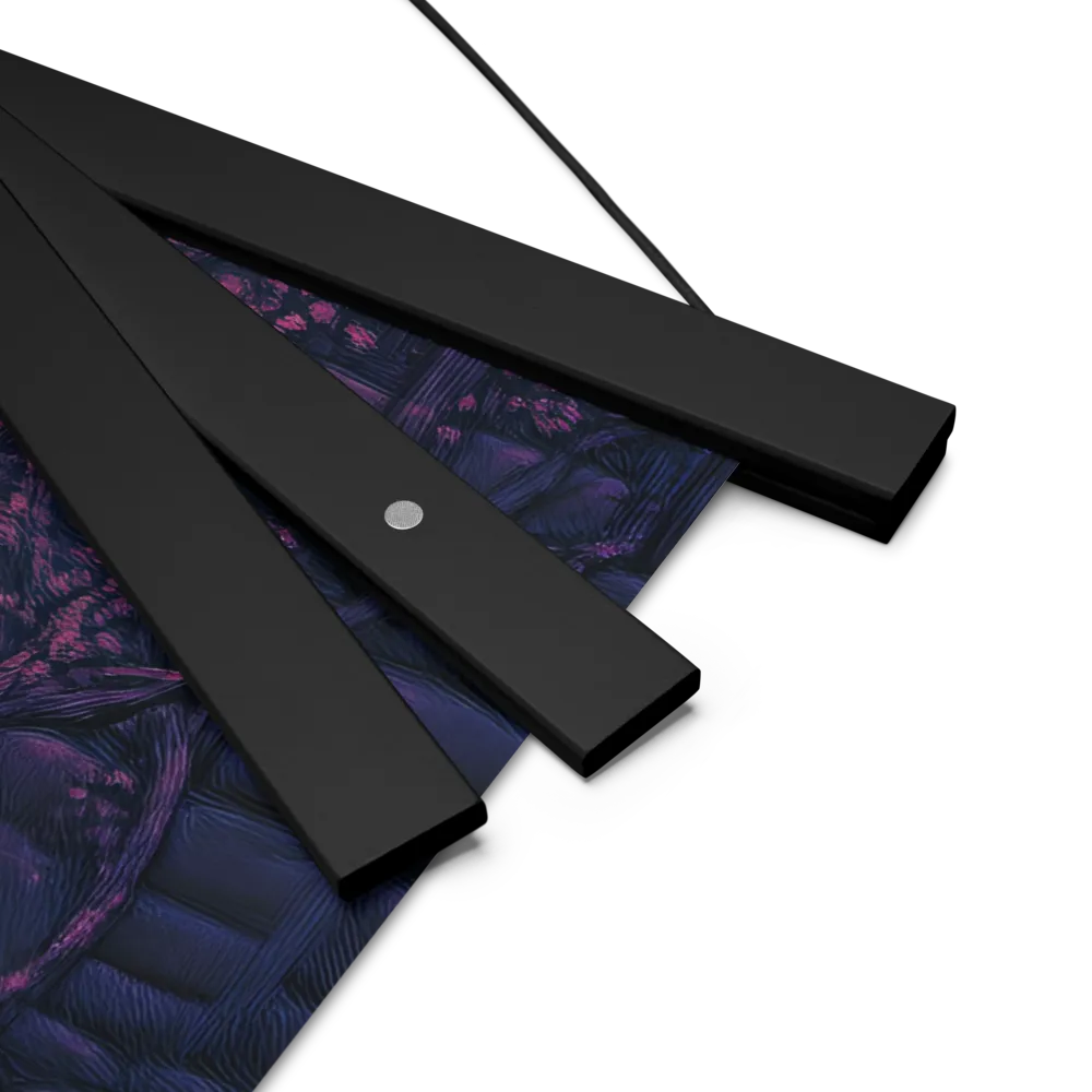 Veil of Enigma | Poster With Black Wood Hanger | 18″×18″