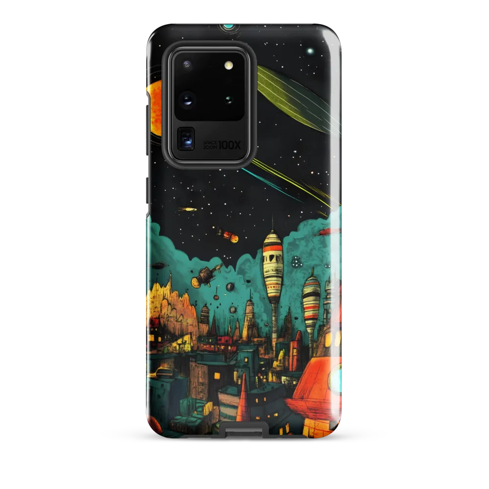 Galactic Cityscape: A Journey Through Imagination