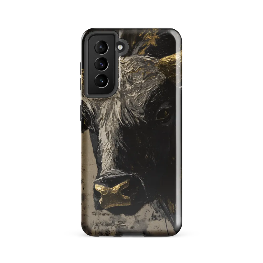 Majestic Bull: The Power in Black and Gold