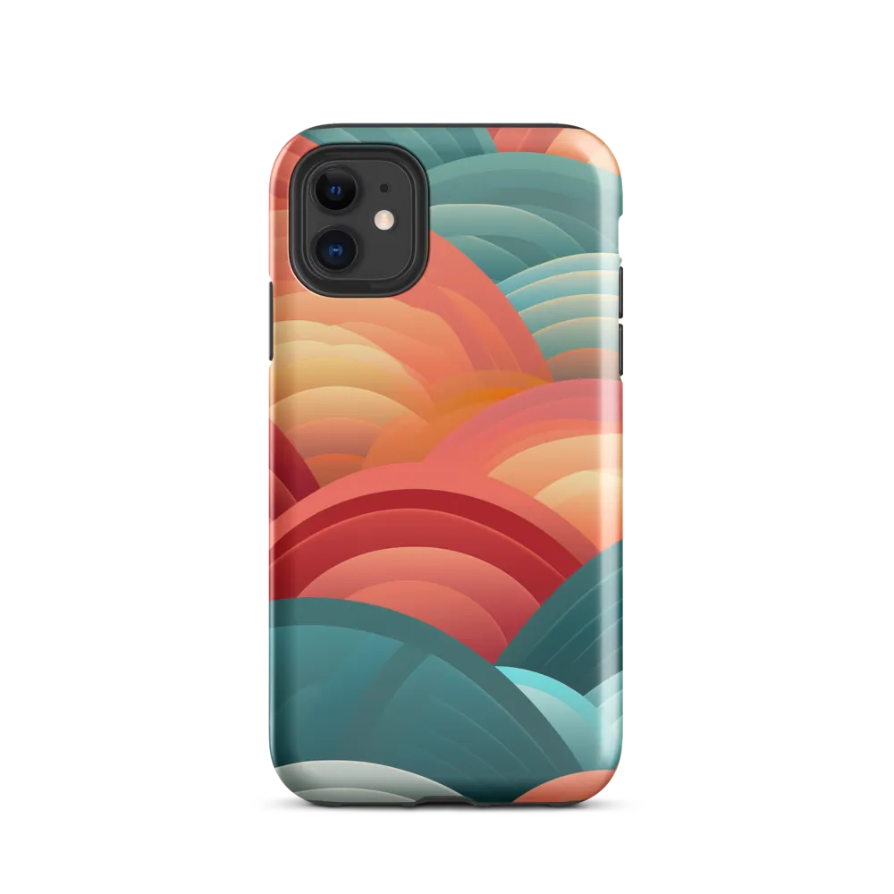 Rhythms of the Waves | Phone Case |  11 | Tough Case | Glossy