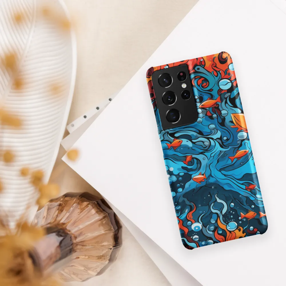 Fluid Harmony: Ocean and Flames