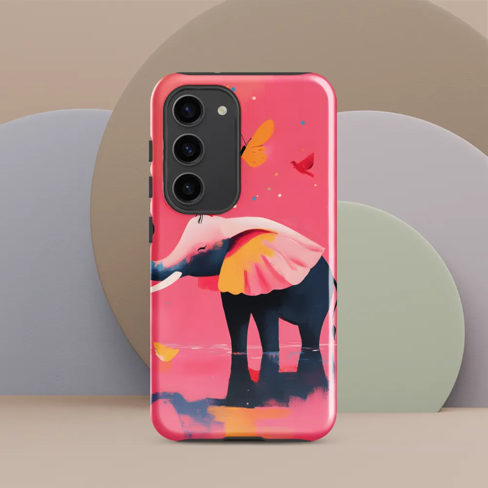 Whimsical Serenity: The Playful Elephant