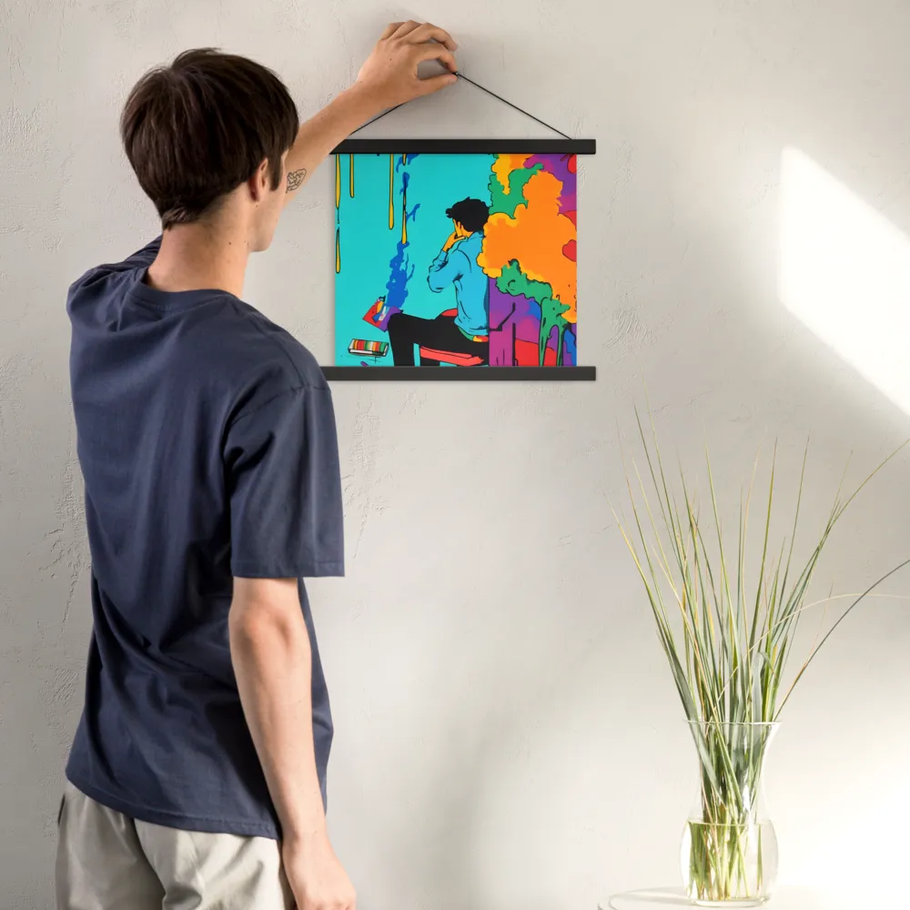 The Artist Within | Poster With Black Wood Hanger | 14″×14″