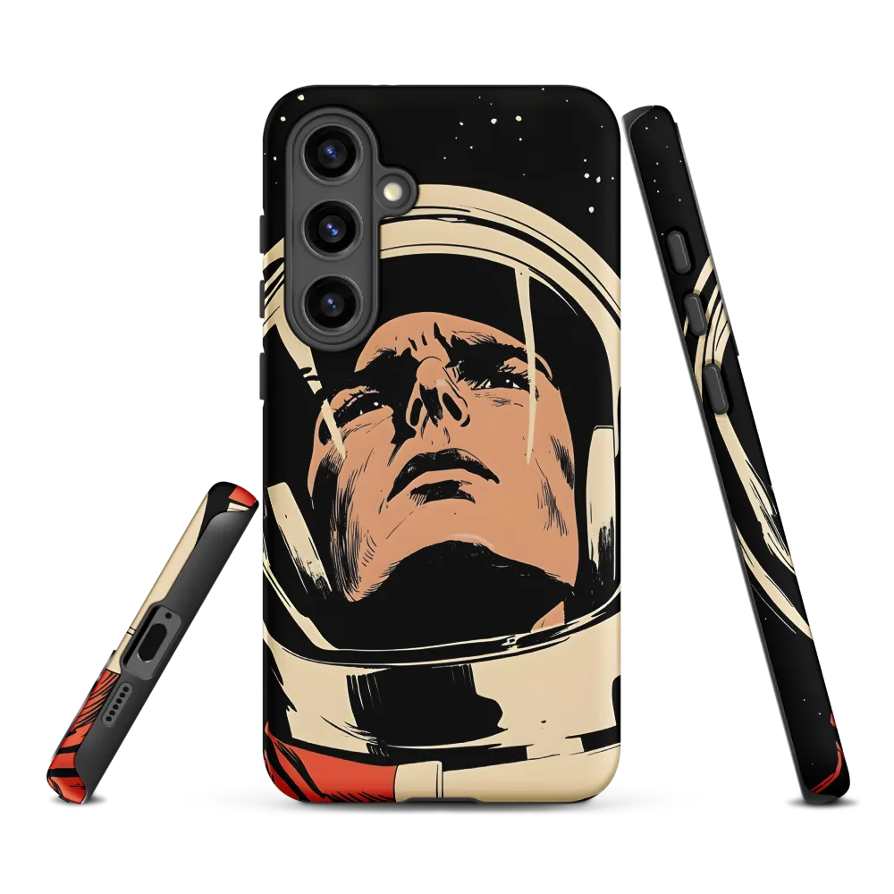 Gaze of the Astronaut | Phone Case |  S24 Plus | Tough Case | Matte