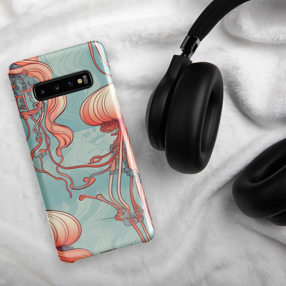 Ethereal Dance of Jellyfish | Phone Case |  S10 Plus | Snap Case | Glossy