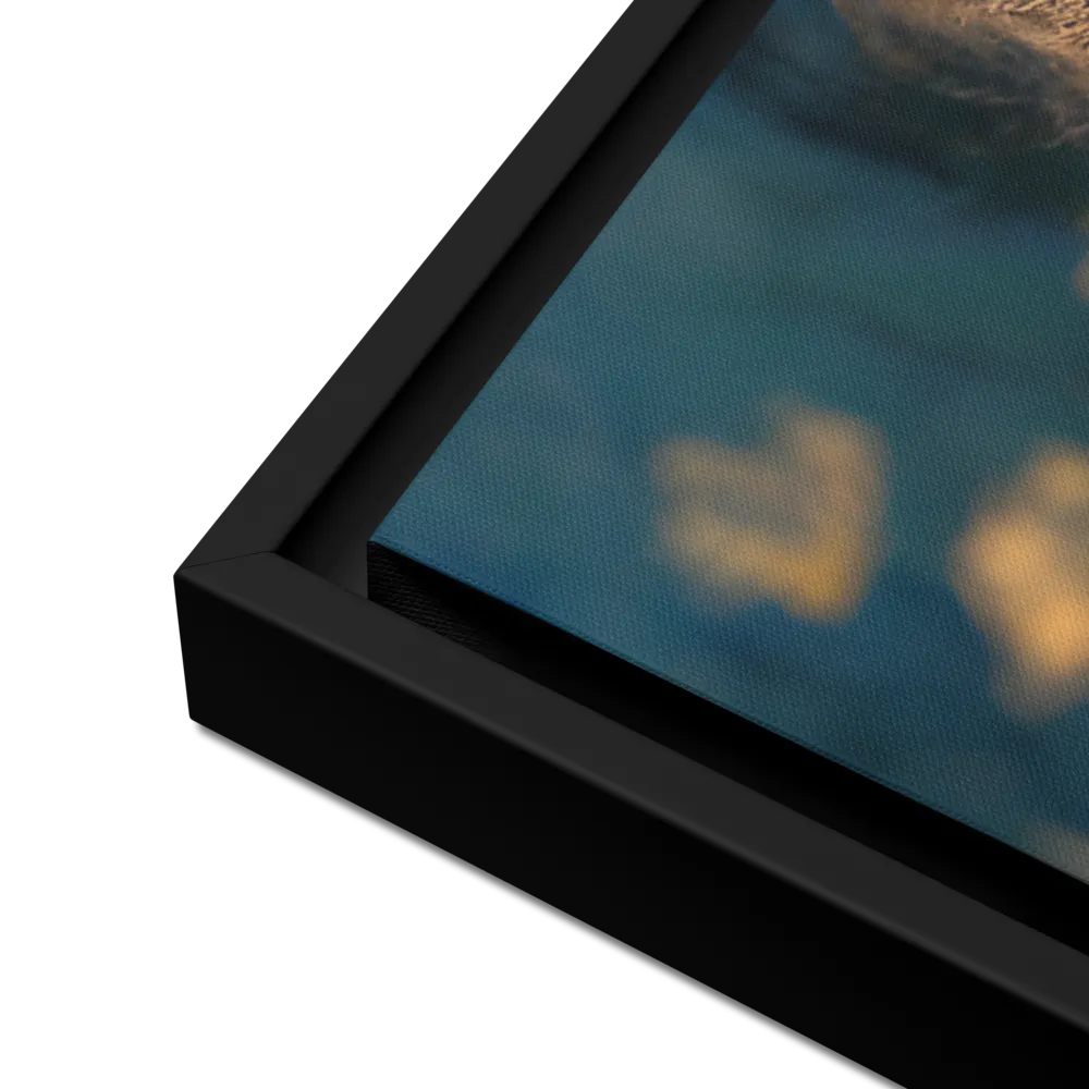 Whispers of Tranquility | Canvas with Black Frame | 24″×36″