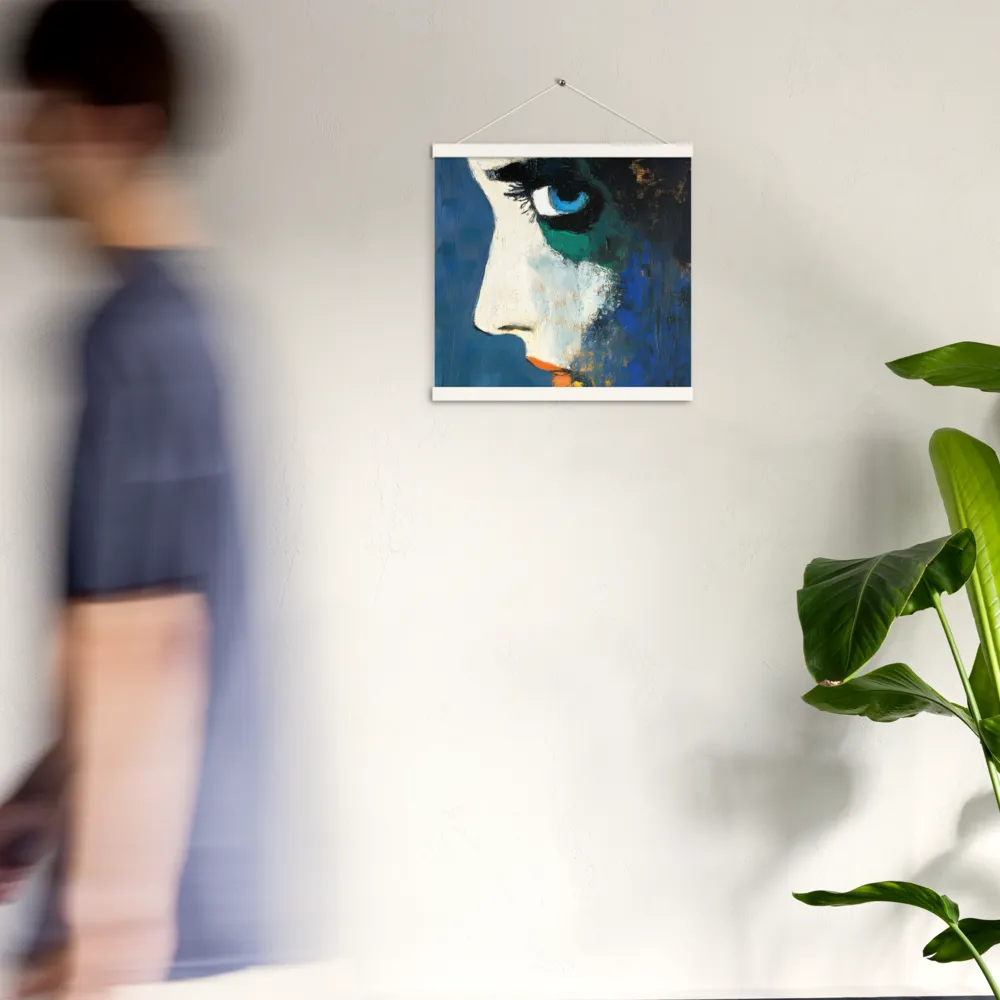 Reflections of Emotion | Poster With White Wood Hanger | 16″×16″