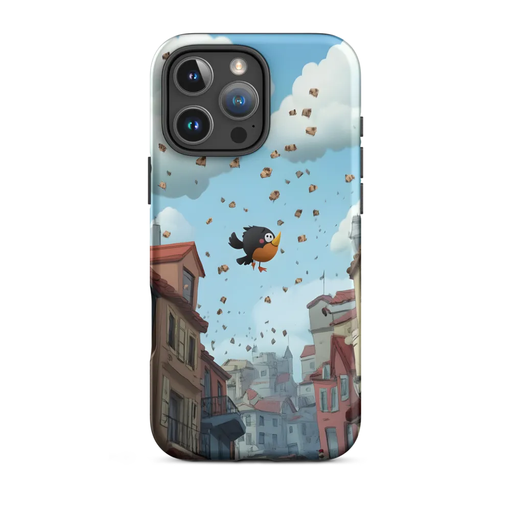 A Whimsical Flight Through Bread and Sky
