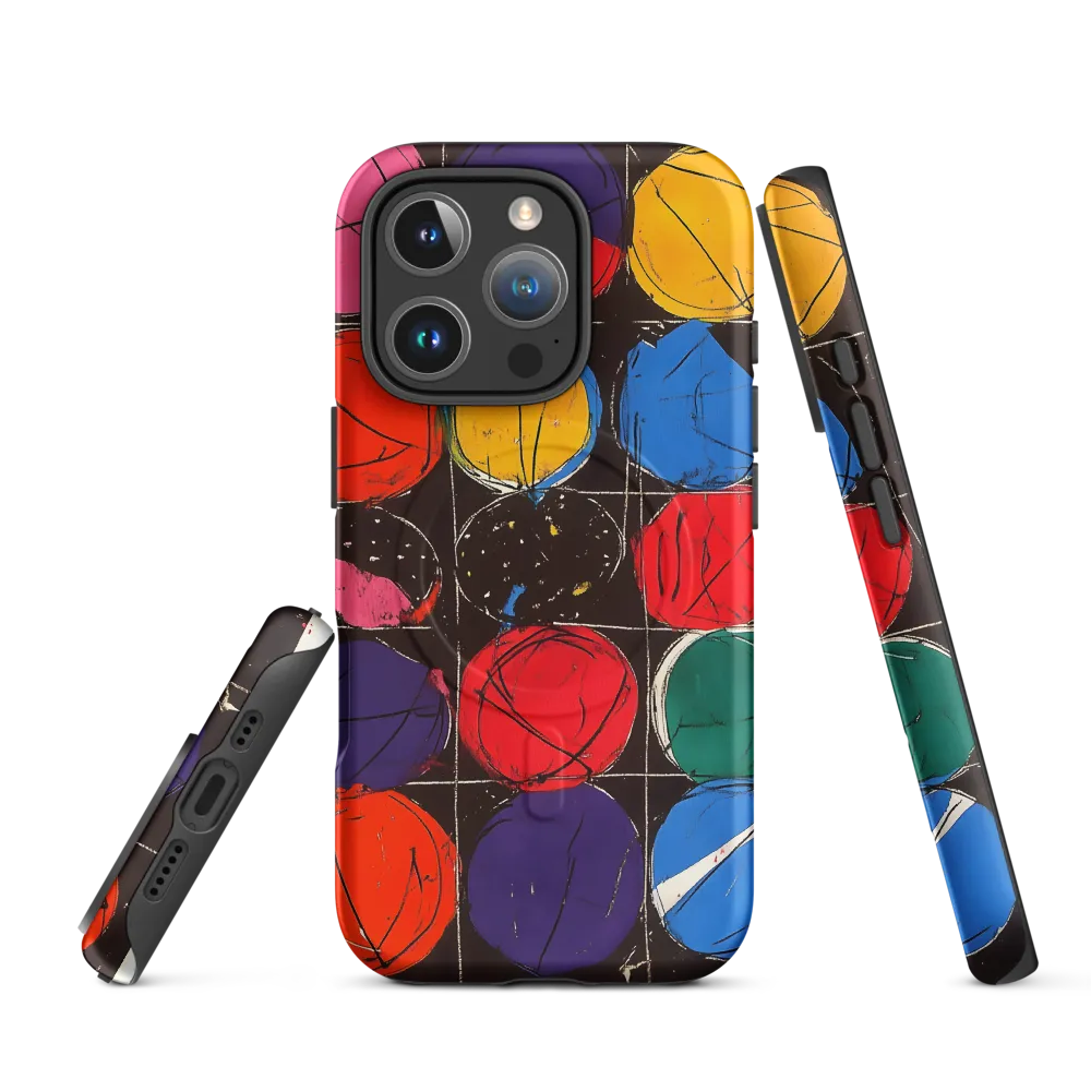 Colorful Circles in Abstract Harmony