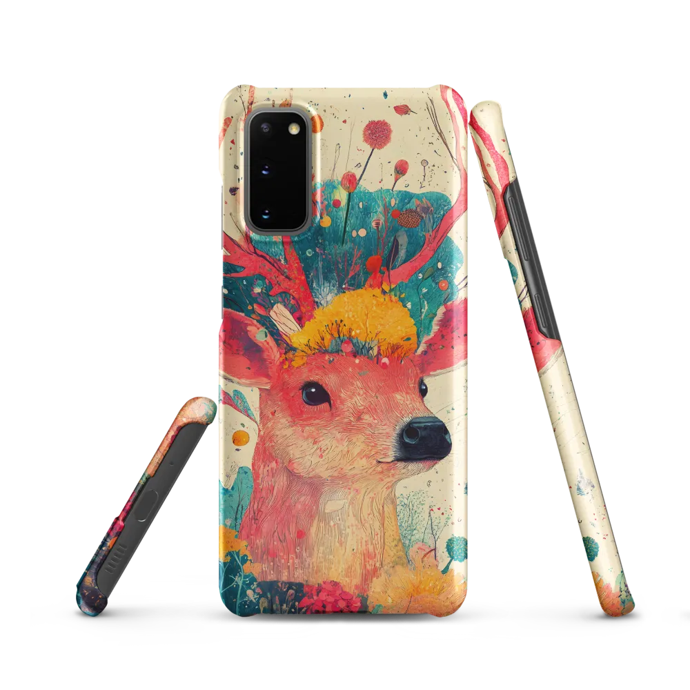 Whimsical Harmony: A Deer in Bloom