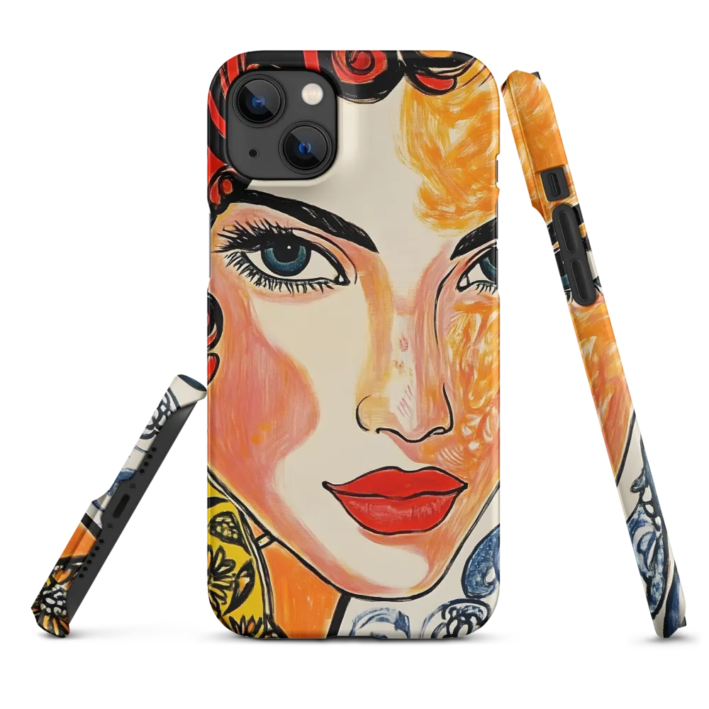 Fiery Elegance | Phone Case |  14 Plus | Snap Case | Matte