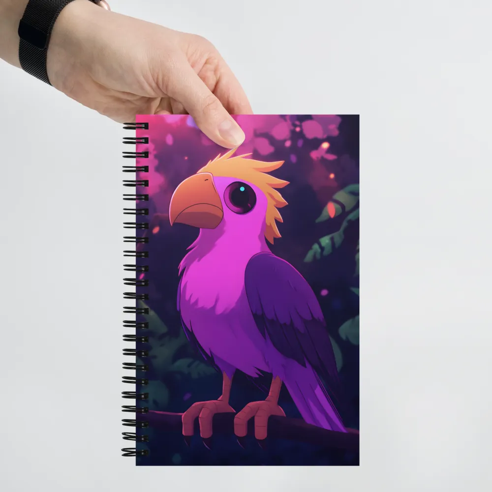 Whimsical Perch | Spiral Notebook