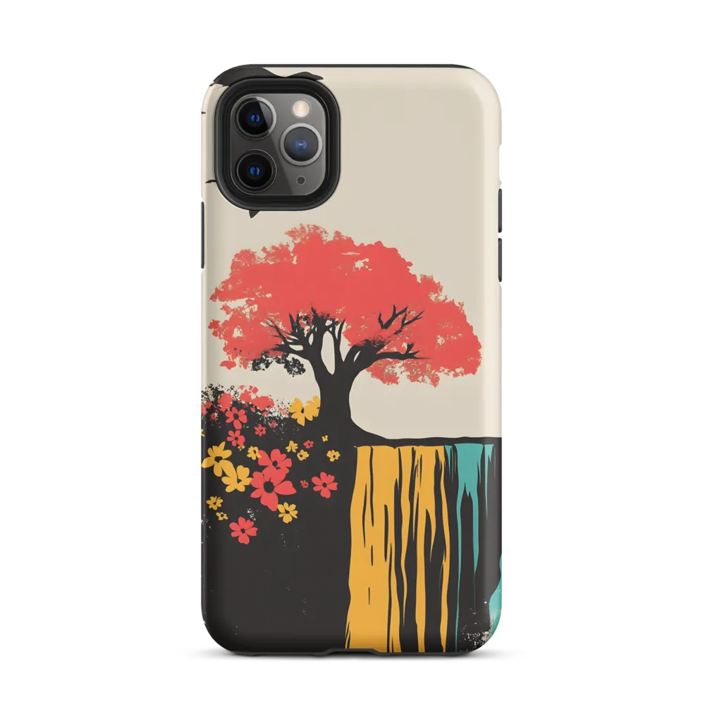 Serene Cascade of Colors
