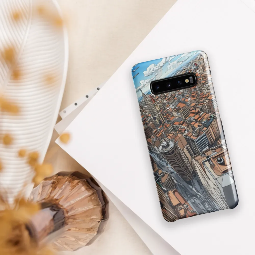 Aerial Symphony of Urban Life | Phone Case |  S10 Plus | Snap Case | Glossy