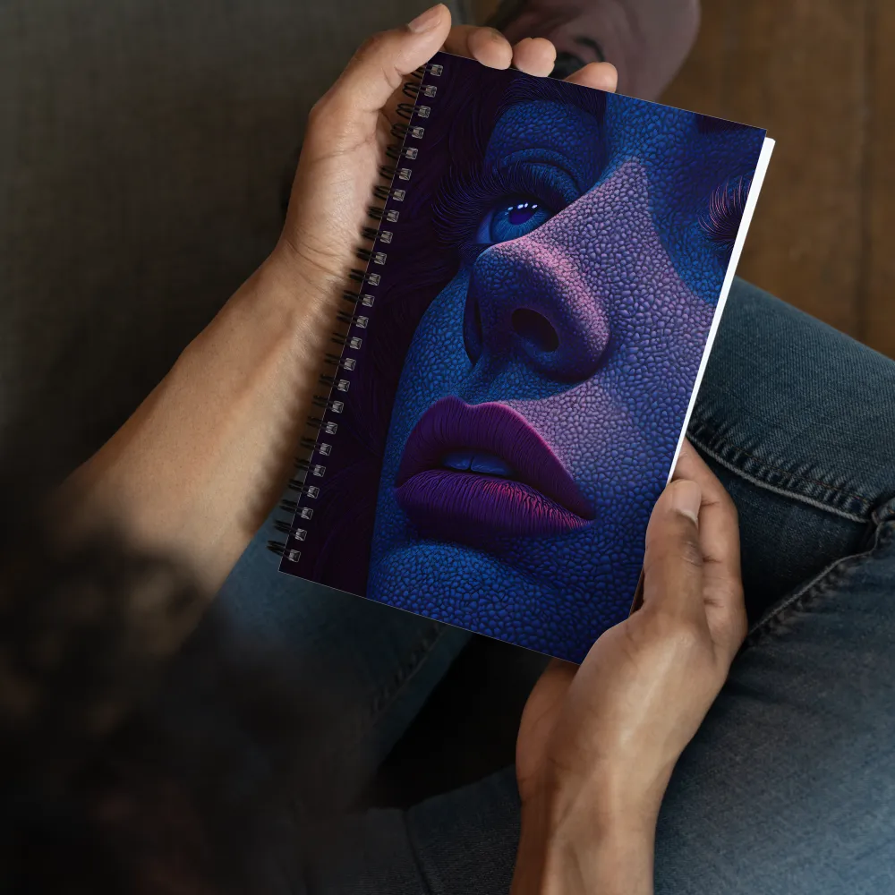 Mystique in Blue | Spiral Notebook