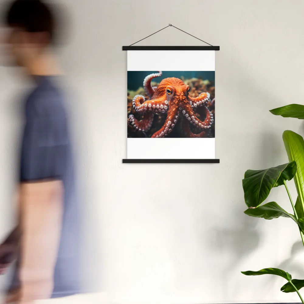 Curious Depths | Poster With Black Wood Hanger | 18″×24″