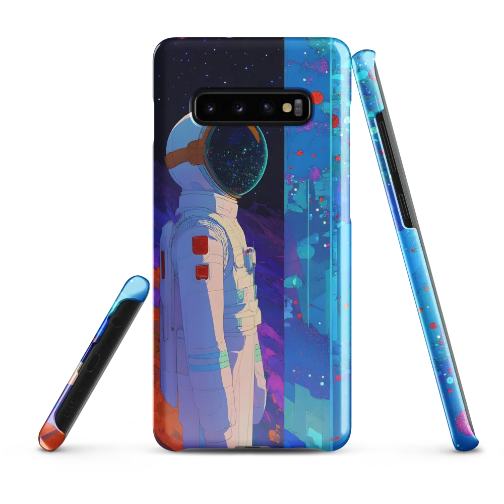 Cosmic Exploration: The Astronaut's Journey | Phone Case |  S10 Plus | Snap Case | Glossy