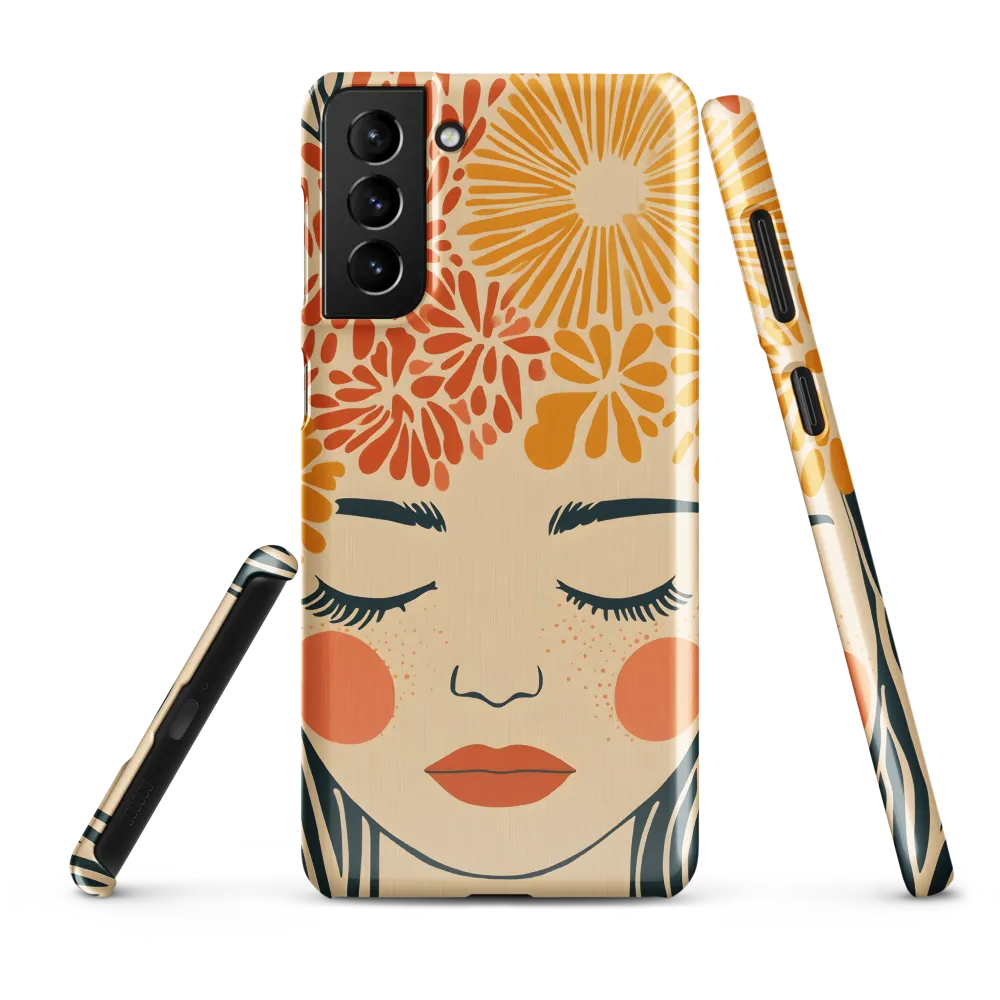Serenity in Bloom | Phone Case |  S21 Plus | Snap Case | Glossy