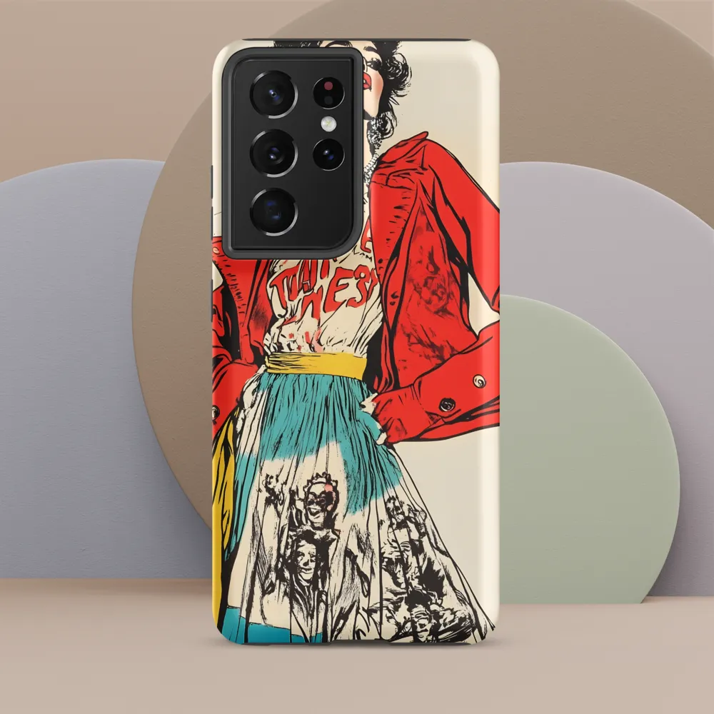 Vibrant Elegance: A Pop Art Fashion Statement